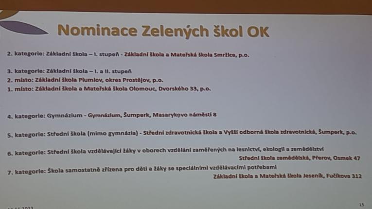 ocenění